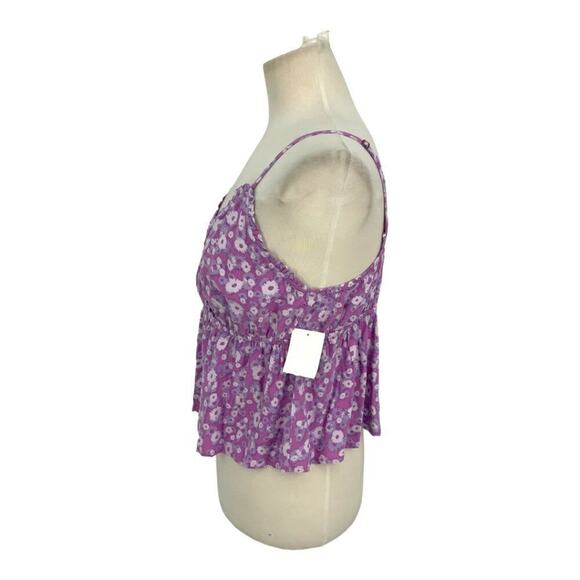Abound Swing Cami Purple Windy Daisy Size Large NWOT $20 MSRP - Picture 5 of 8